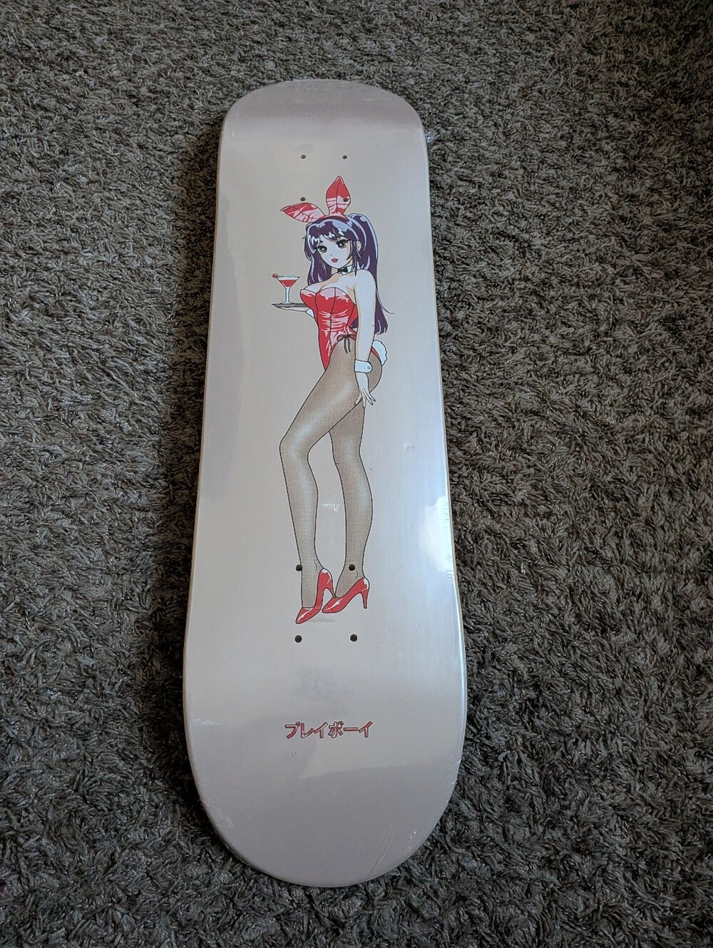 Color Bars x Playboy Tokyo Sara Skateboard Deck NEW 8.5" W x 32" L